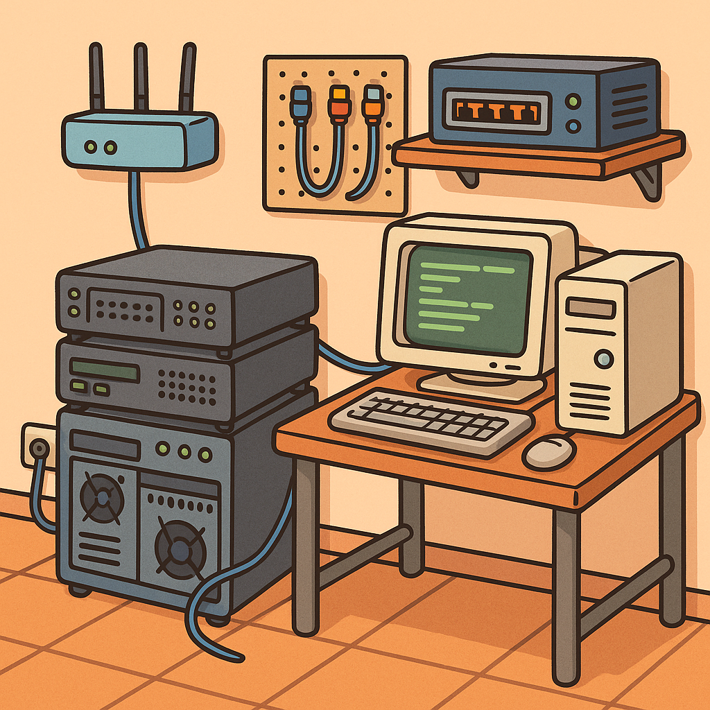 Preview image representing Matti's homelab setup.